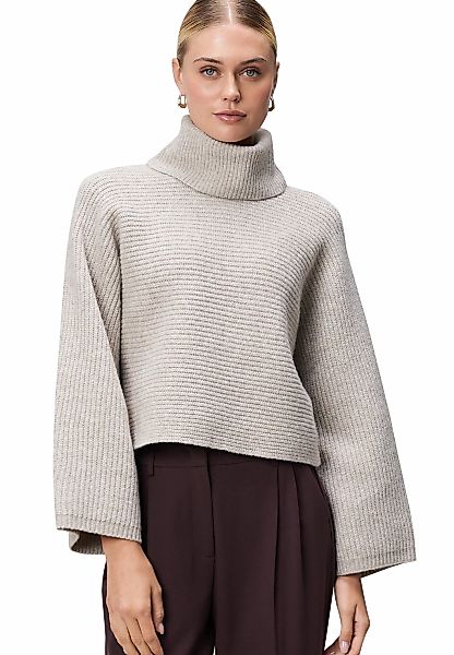 Zero Strickpullover "zero Damen Strickpullover mit Rollkragen", (1 tlg.), P günstig online kaufen