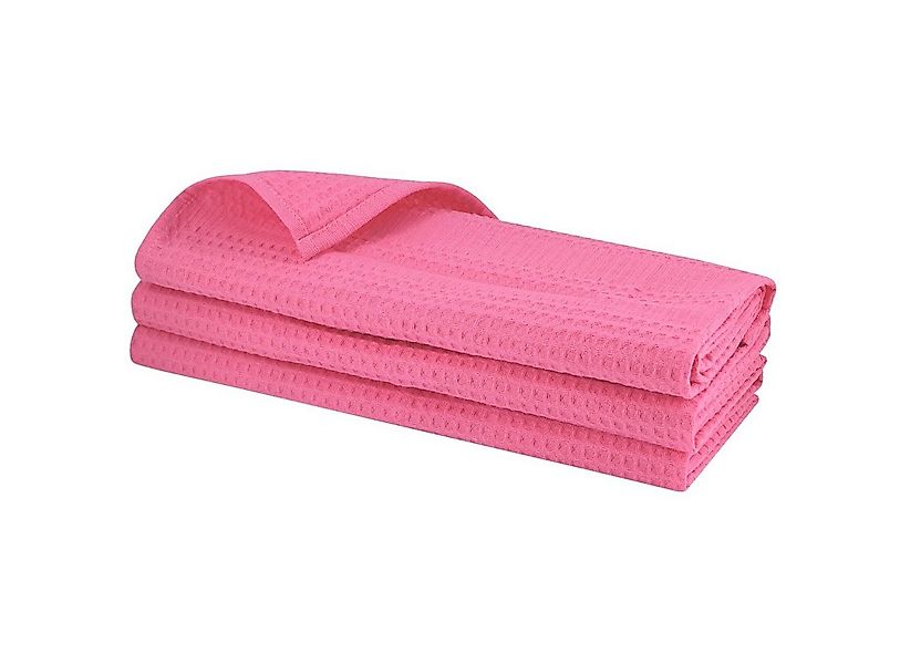 Engelland Geschirrtuch Poliertuch, (Vorteils-Set, 3-tlg., Waffel-Pique), 10 günstig online kaufen