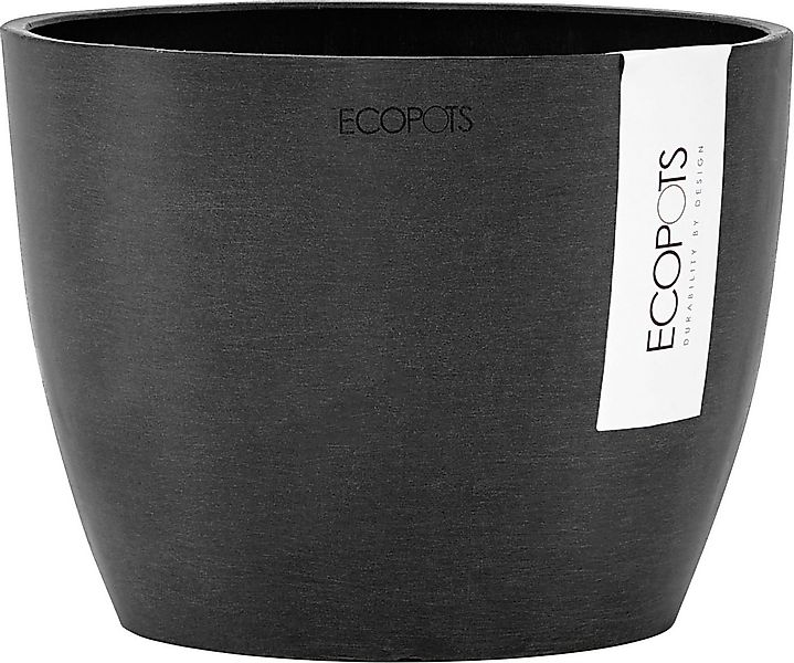 ECOPOTS Blumentopf STOCKHOLM Dark Grey, BxTxH: 16x16x12,5 cm günstig online kaufen