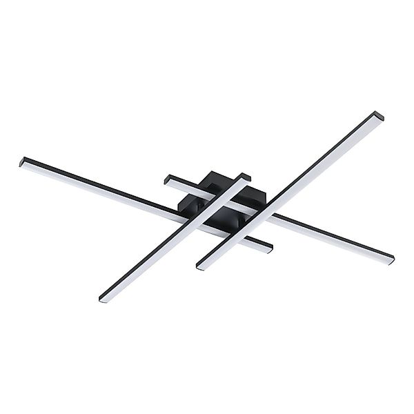 EGLO LED Deckenleuchte VASCELLA Schwarz 740x740mm 4000K 2500lm günstig online kaufen