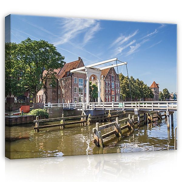 Wallarena Leinwandbild Stadt Landschaft Natur Kunst günstig online kaufen