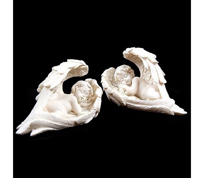 Puckator Engelfigur schlafend, in Flügel geborgen (2 St), Dekofigur aus Res günstig online kaufen