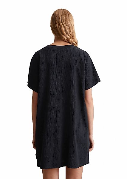 Marc OPolo DENIM Midikleid, Crinkle-Optik, nicht gefüttert, im T-Shirt-Stil günstig online kaufen