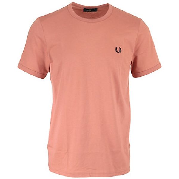 Fred Perry T-shirt Ringer Hellblau - Größe M günstig online kaufen