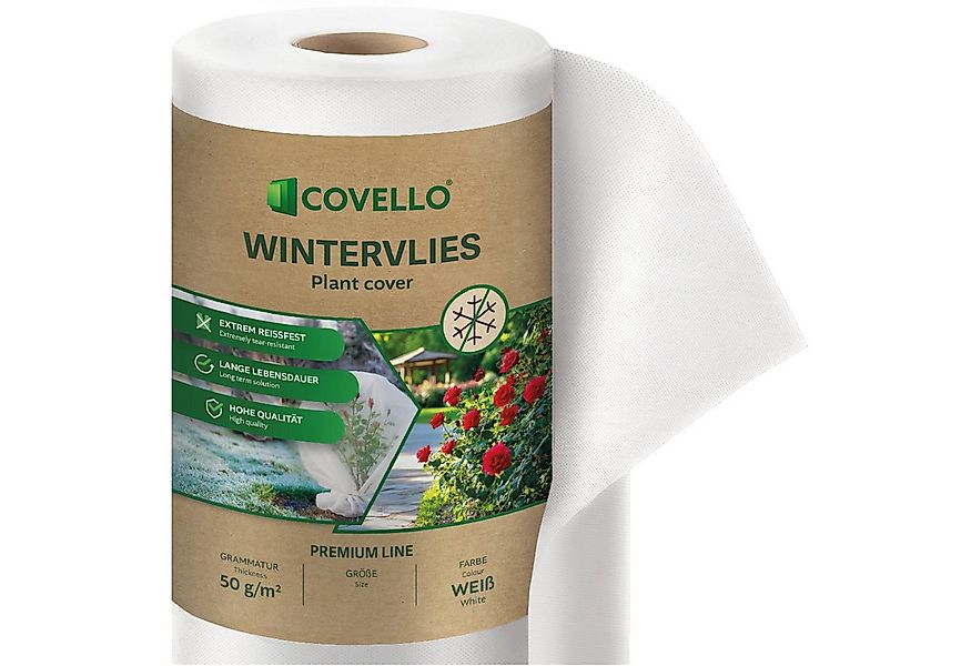 Covello Wintervlies Winterschutz für Pflanzen – Wintervlies 50g/m²- Frostsc günstig online kaufen