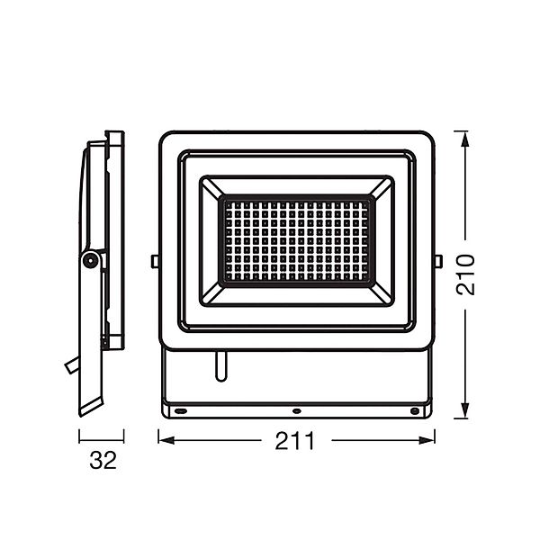 OSRAM LED-Strahler Floodlight EA, 24,5 W, IP65, schwarz, Alu günstig online kaufen