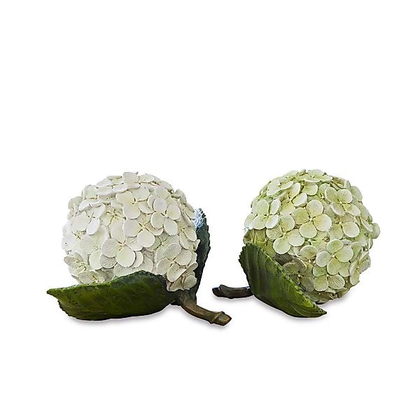 Kunstblume Dekoblume 2er Set Hortensie grün/weiß, günstig online kaufen