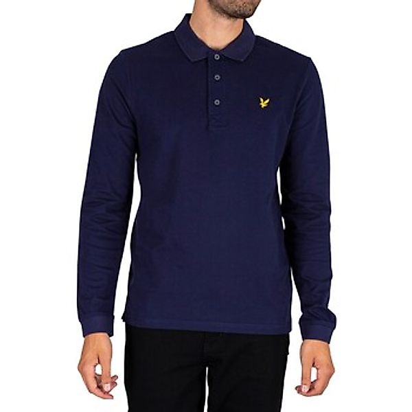 Lyle and Scott Longsleeve Polo Navy - Größe XL günstig online kaufen
