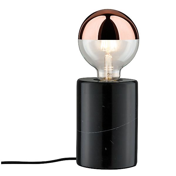 Paulmann "Neordic Tischleuchte Nordin E27 max. 20W Schwarz Marmor" günstig online kaufen