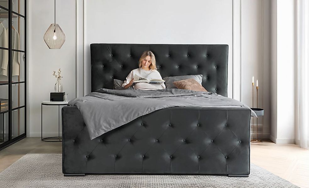 COLLECTION AB Boxspringbett "Florence erhältlich in der Breite 180cm", inkl günstig online kaufen