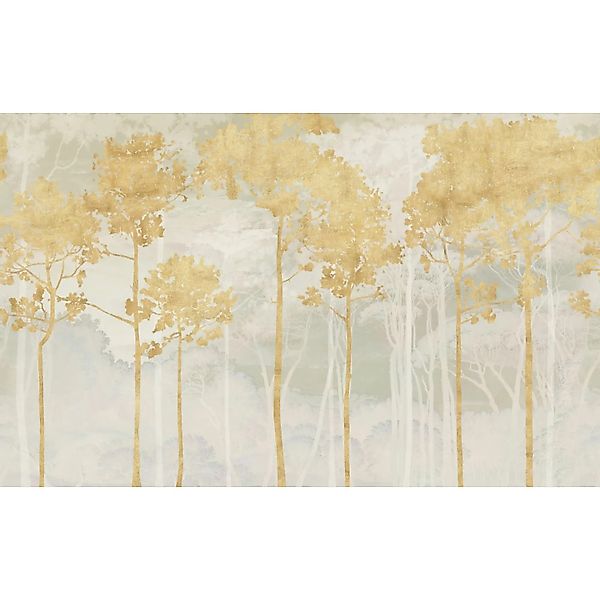 Komar Vliestapete Golden Pines 400 cm x 250 cm günstig online kaufen