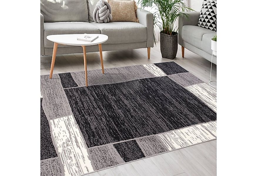 Mazovia Designteppich Modern Teppich Kurzflor Wohnzimmerteppich Robust und günstig online kaufen