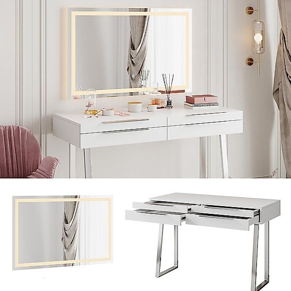 Vicco Schminktisch Alexia, Weiß, 120 cm günstig online kaufen