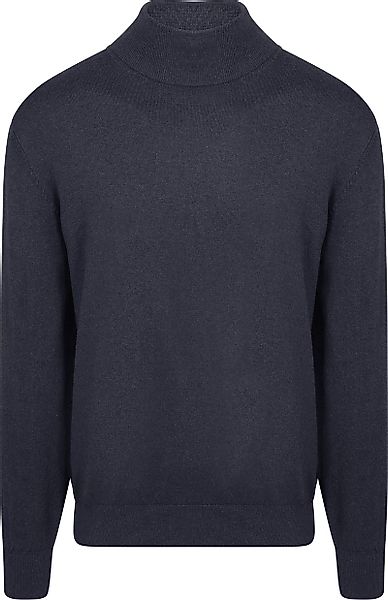 Steppin' Out Rollkragenpullover Cotton Cashmere Navy - Größe M günstig online kaufen