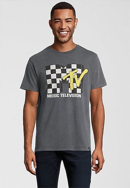 Recovered T-Shirt MTV Checkered Logo im zeitlosen Design günstig online kaufen