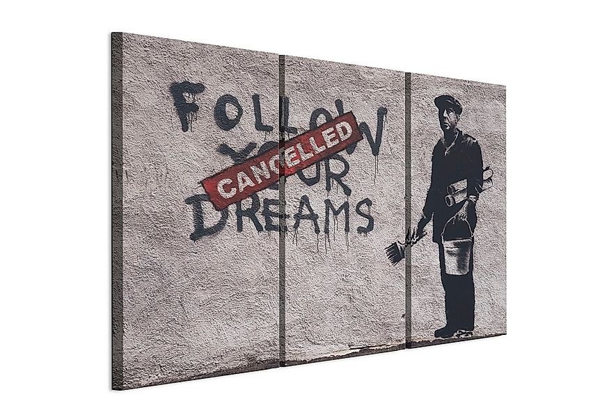 LUMASOUL Leinwandbild Natur Motiv - Wandbilder Holzrahmen - Bilder 90x60 cm günstig online kaufen