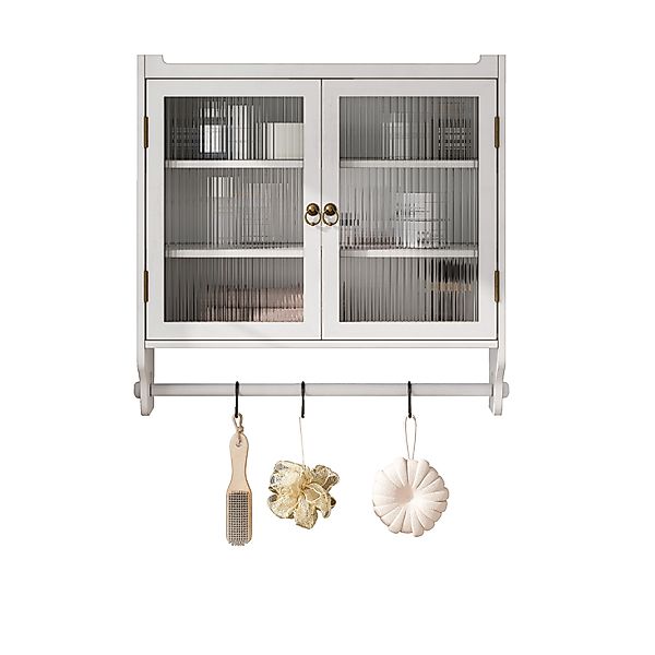 OKWISH Hängeschrank Wandhängeschrank,Glas-Wandregal (Vintage 63 cm günstig online kaufen