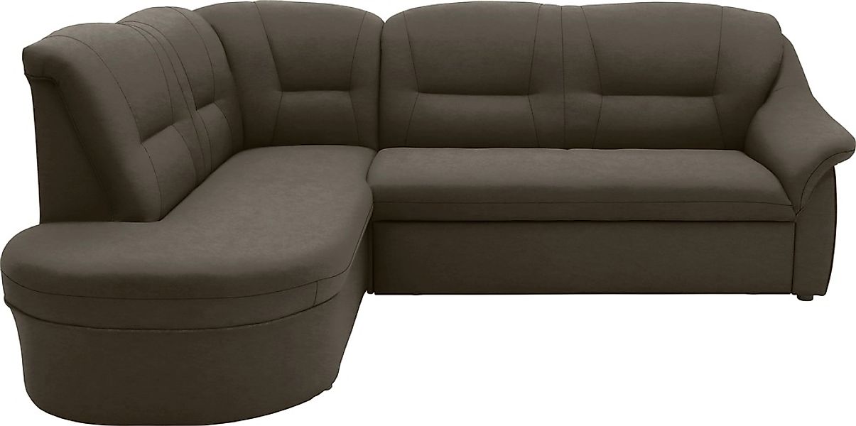 DOMO collection Ecksofa "Faenza für kleine Räume, Stellmaße 232,176cm, komf günstig online kaufen