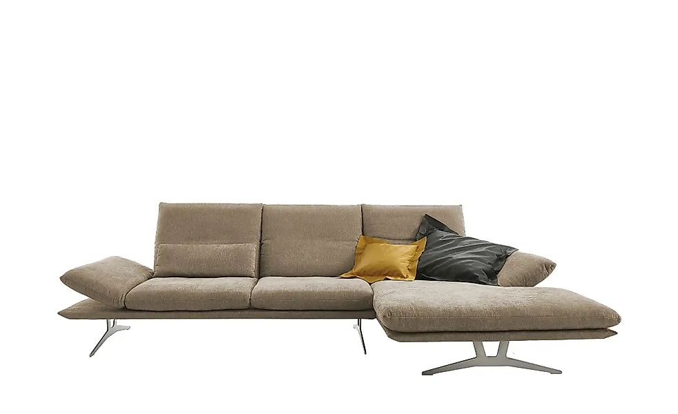 KOINOR Ecksofa aus Flachgewebe Francis ¦ beige ¦ Maße (cm): B: 314 H: 93 T: günstig online kaufen