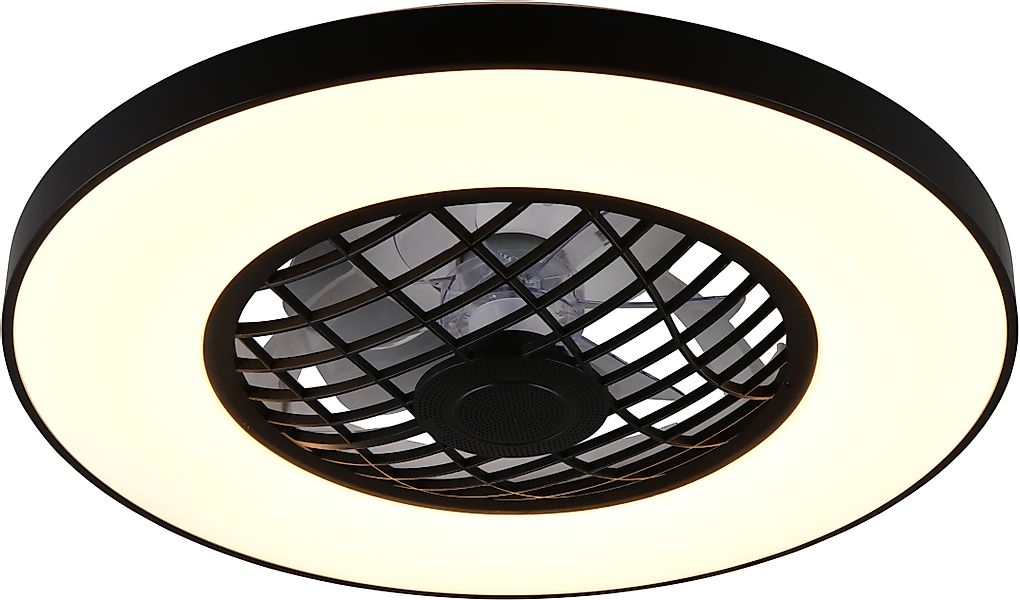 REALITY Leuchten LED Deckenleuchte »LINKÖPING mit Ventilator, Deckenventila günstig online kaufen