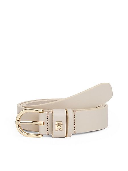 Tommy Hilfiger Ledergürtel ESSENTIAL EFFORTLESS 2.5 cm breit GOLD Logoemble günstig online kaufen