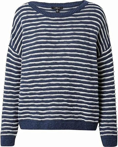 Mavi Rundhalspullover MESA Stripe Sweater Pulli Oversize look mit Rundhalsa günstig online kaufen