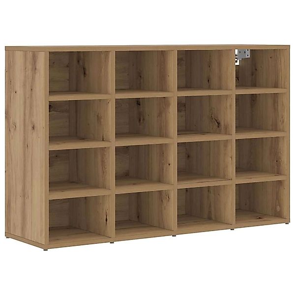 vidaXL Schuhschrank Artisan-Eiche 103 x 30 x 67 cm Holzwerkstoff 875219 günstig online kaufen