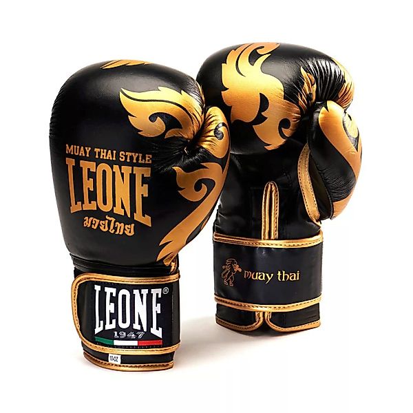 Leone1947 Muay Thai Kampfhandschuhe 12 Oz Black günstig online kaufen
