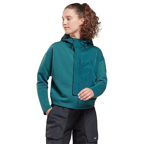 Reebok Thermo Graphene Sweatshirt Mit Reißverschluss XL Midnight Pine günstig online kaufen