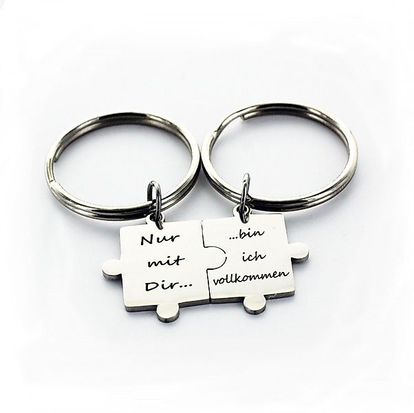 Lieblingsmensch Schlüsselanhänger Partner Set Puzzleteile - günstig online kaufen