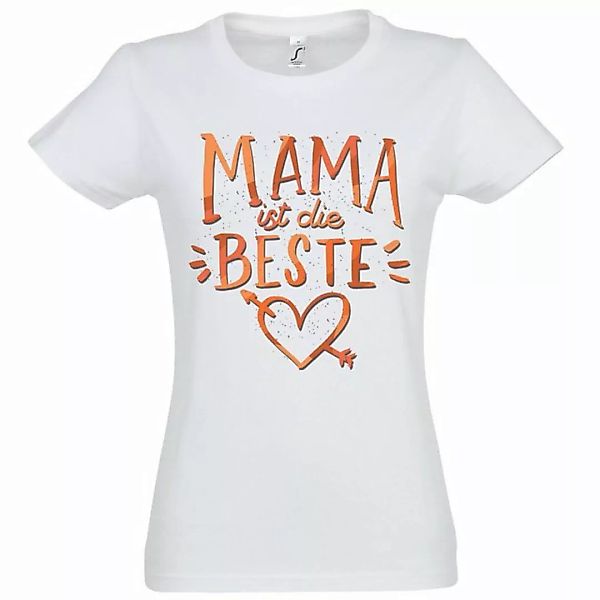 Youth Designz T-Shirt Mama Ist Die Beste Damen T-Shirt mit trendigem Frontp günstig online kaufen