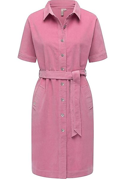 Ragwear Cordkleid Rozyna Cordy YOUMODO Kurzärmliges Kordkleid mit Hemdkrage günstig online kaufen