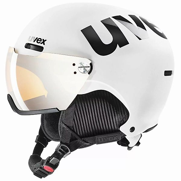 uvex HLMT 500 Visor Skihelm (Größe: 55-59 cm, 11 white/black mat) günstig online kaufen