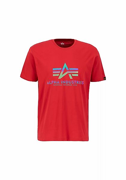 Alpha Industries T-Shirt "Alpha Industries Men - T-Shirts Basic T Rainbow R günstig online kaufen