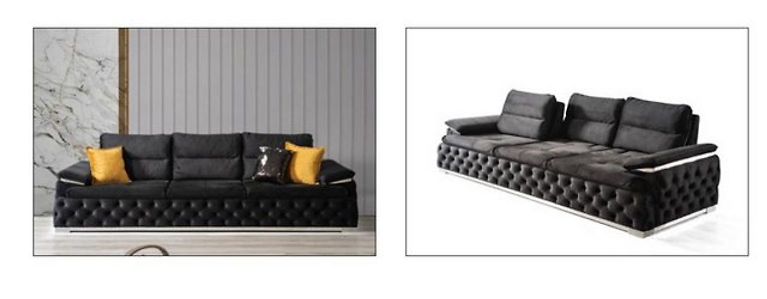 Xlmoebel Sofa Sofa mit Polsterung im italienischen Design - Dreisitzer-Sofa günstig online kaufen