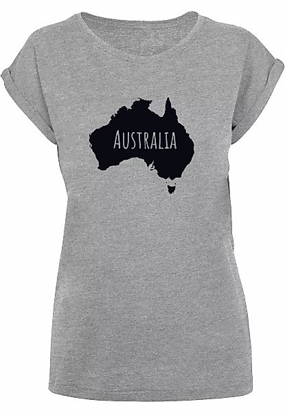 Merchcode T-Shirt "Merchcode Damen Ladies Australia Extended Shoulder Tee" günstig online kaufen