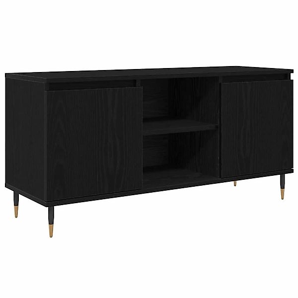 vidaXL TV-Schrank Schwarz Eichen-Optik 104 x 35 x 50 cm Holzwerkstoff 88193 günstig online kaufen