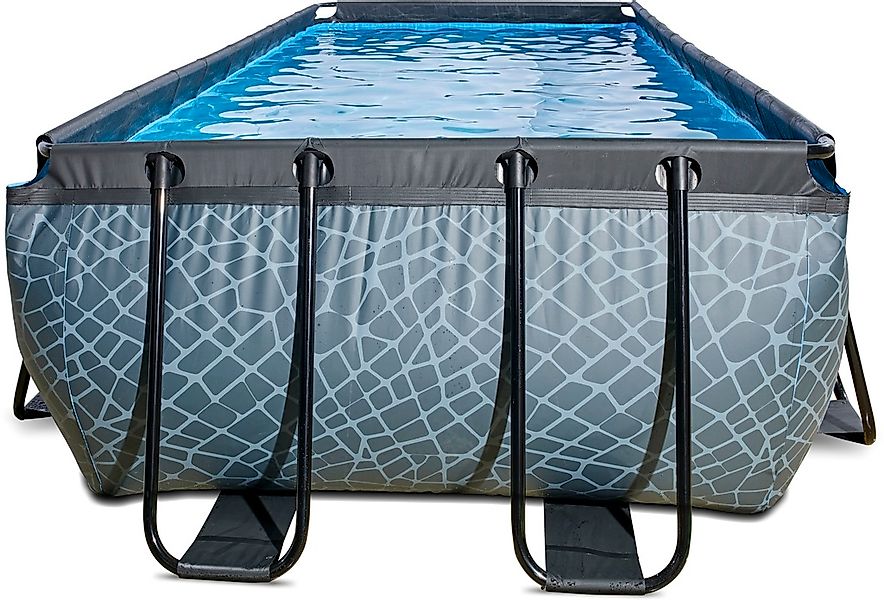 EXIT Framepool, (Set, 3 tlg.), BxLxH: 200x400x122 cm, mit Sandfilteranlage günstig online kaufen