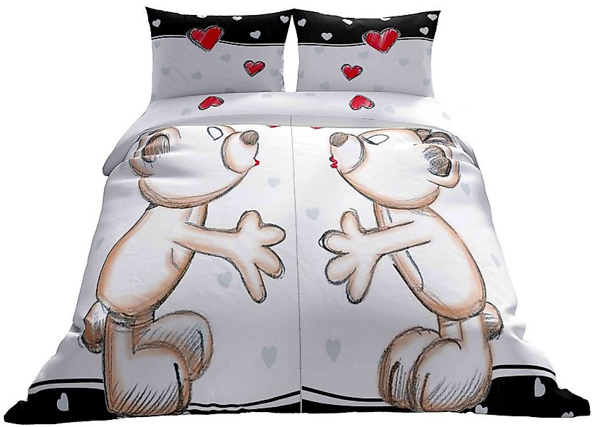 Leonado Vicenti Bettwäsche Allergiker geeignet 135x200, Microfaser, 4 teili günstig online kaufen