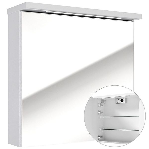 Lomadox Spiegelschrank SOFIA-107 LED- 61 cm günstig online kaufen