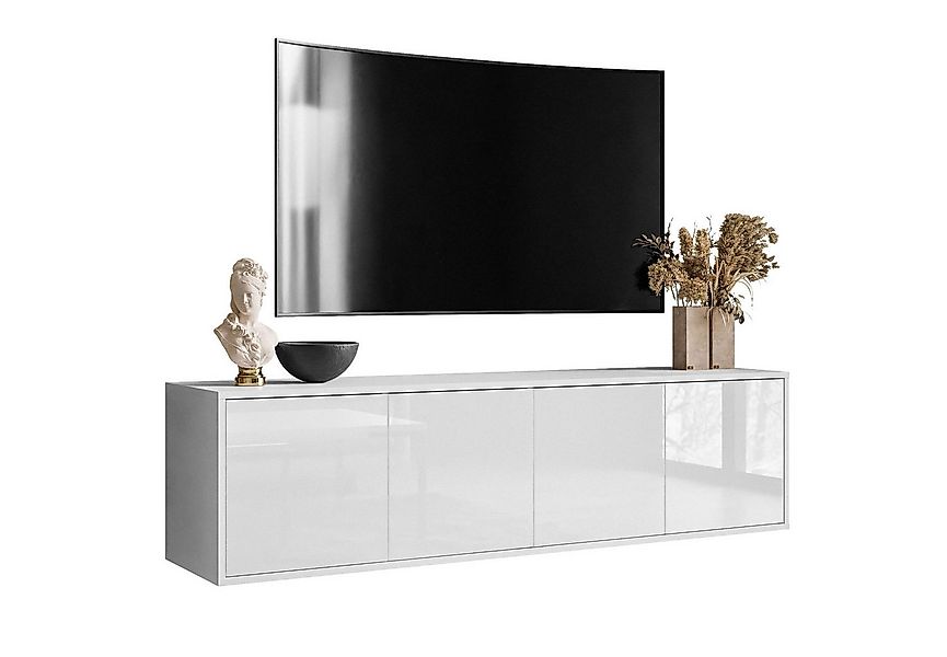 Lookway TV-Schrank SANAYI in Weiß Hochglanz Breite: 156 cm günstig online kaufen