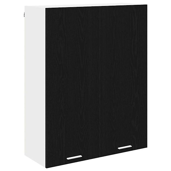 vidaXL Hängeschrank mit Tür Riga Schwarz Eichen-Optik 80 x 31 x 100 cm 8843 günstig online kaufen