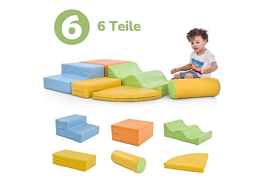 MC Star 6 TLG Riesenbausteine zum Toben & Klettern Großbausteine für Kinder günstig online kaufen