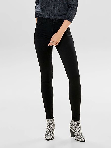 ONLY High-waist-Jeans "ONLROYA – Skinny-Jeans mit hohem Bund und Stretchkom günstig online kaufen