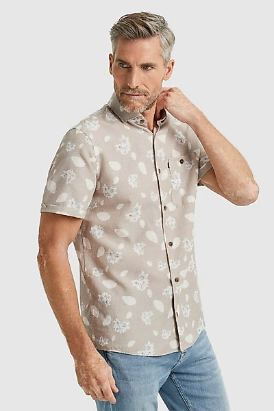 Vanguard Short Sleeve Hemd Leinen Beige - Größe L günstig online kaufen