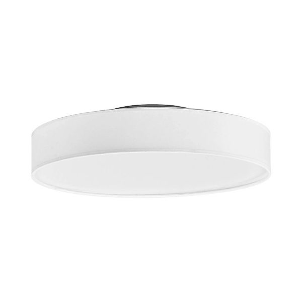 Lindby LED Deckenlampe Saira 9625089 Modern in Weiß aus Textil 1-flammig Wo günstig online kaufen
