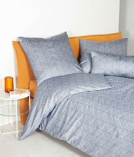Janine Bettwäsche "MILANO 45061" 2 tlg. mit Reißverschluss günstig online kaufen