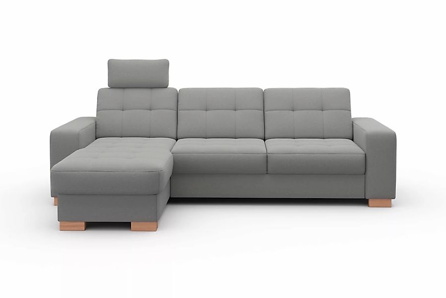 sit&more Ecksofa »Quincy L-Form«, wahlweise mit Bettfunktion und Bettkasten günstig online kaufen