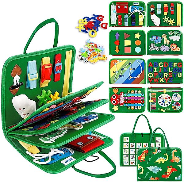 CLTYQ Lernspielzeug Montessori Sensory Activity Board günstig online kaufen