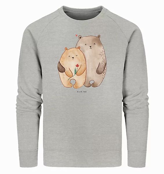 Mr. & Mrs. Panda Longpullover Bären Liebe Größe XXL - Heather Grey - Gesche günstig online kaufen